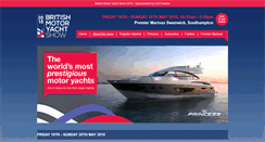 Desktop Screenshot of britishmotoryachtshow.com