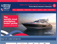 Tablet Screenshot of britishmotoryachtshow.com